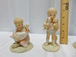 Lot Of 4 Lefton China Porcelain Figurines