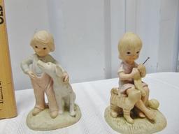 Lot Of 4 Lefton China Porcelain Figurines