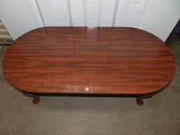 Queen Anne Style Oval Coffee Table (LOCAL PICK UP ONLY