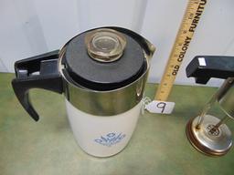 Vtg Corning Ware Blue Cornflower Stove Top Coffee Perculator