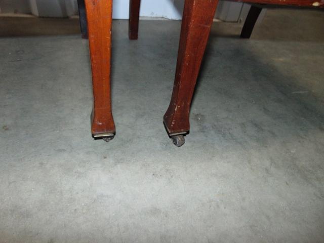 Pair Of Antique, Fully Restored Banister Back, Spring Seat Mahogany Parlor Chairs LOCAL PICK UP ONLY