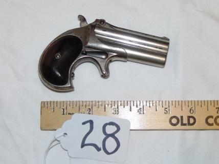 Antique 1880-1888 E. Remington And Sons .41 Caliber Over & Under Derringer