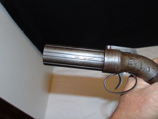 Antique Allen & Thurber 1837 Pepperbox .31 Caliber Revolver