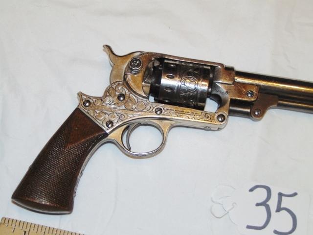 Starr Arms 1856 Single Action .44 Caliber Percussion Revolver W/ Scroll Design