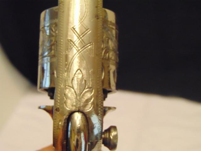 Starr Arms 1856 Single Action .44 Caliber Percussion Revolver W/ Scroll Design