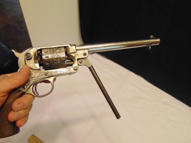 Starr Arms 1856 Single Action .44 Caliber Percussion Revolver W/ Scroll Design