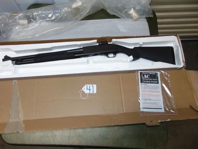 Interstate Arms Hawk Model 982 12 Guage Pump Shotgun