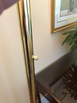 Gold Tone Metal Halogen Torche Floor Lamp (Local Pick Up Only)