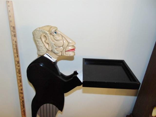 Wooden Butler 33 Inch Tall Catch-all Caddy(Local Pick Up Only )