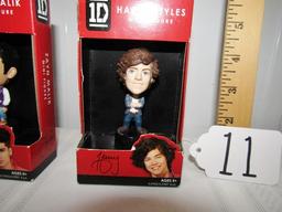 Three N I B One Direction Mini Figures: Niall Horan, Zayn Malik And