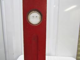 Vtg Mayes Red Wood 28 Inch Level