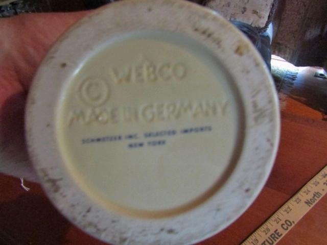 Vintage Webco Dooley Beer Stein Made In Germany