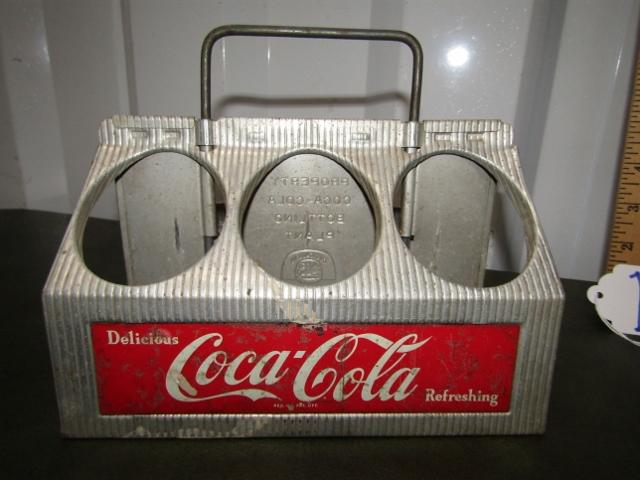 Vtg 1950s Reynold's Aluminum Coca - Cola 6 Pack Bottle Carry Tray