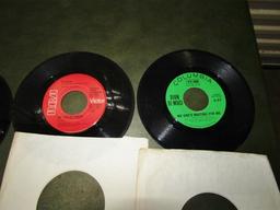 Lot Of 6 Vtg 45 R P M Vinyl Records