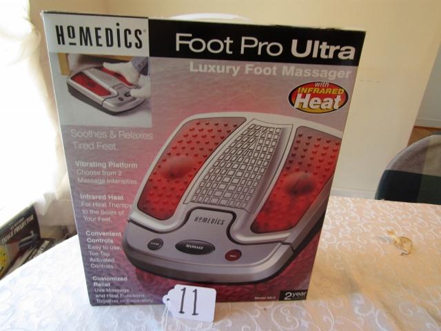 Homedics Foot Pro Ultra Luxury Foot Massager W/ Infrared Heat