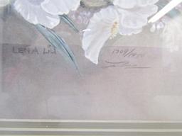 Limited Edition 1709/1950 Signed And Autographed Lithograph By Lena Liu