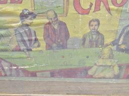 Antique Victorian Era Table Croquet Game