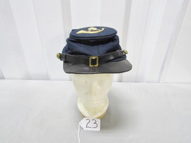 Vtg Union Army Wool Kepi Cap Reproduction