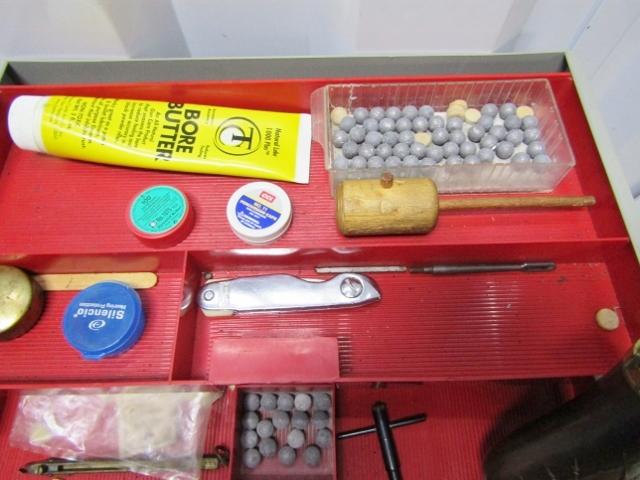 Black Powder Gun Supplies In A Plano Tackle Box