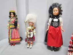 Lot Of 12 Dolls From Around The World