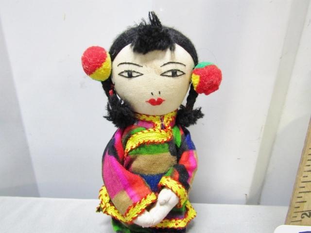 2 Hand Made Oriental Dolls