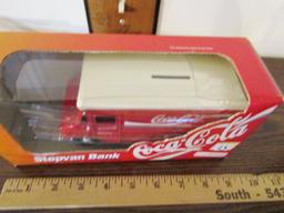 Vtg 1996 Coca Cola Step Van Bank By Ertl