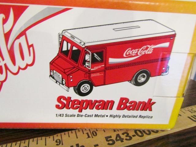 Vtg 1996 Coca Cola Step Van Bank By Ertl