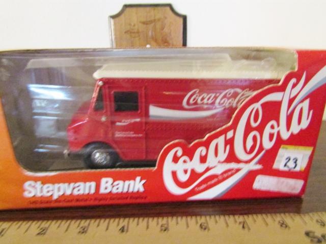 Vtg 1996 Coca Cola Step Van Bank By Ertl