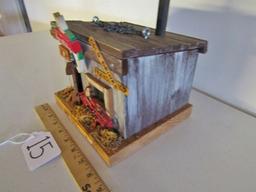 Never Used Hand Made Birdhouse Signed Baker 96