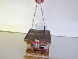 Never Used Hand Made Birdhouse Signed Baker 96