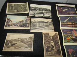 Large Lot Of Post Cards From Europe During World War I I