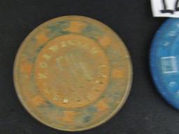 3 Vtg Norwegian Cruise Line Gaming Chips