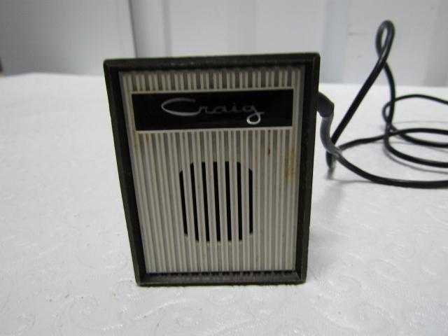 Vtg 1979 Craig Miniature Speaker Model H M-8