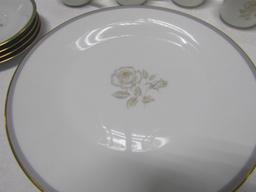 Vtg Noritake " Blair Rose " China Service For 4