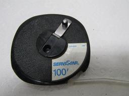 100 Foot Manual Retracting Tape Measure By Servistar