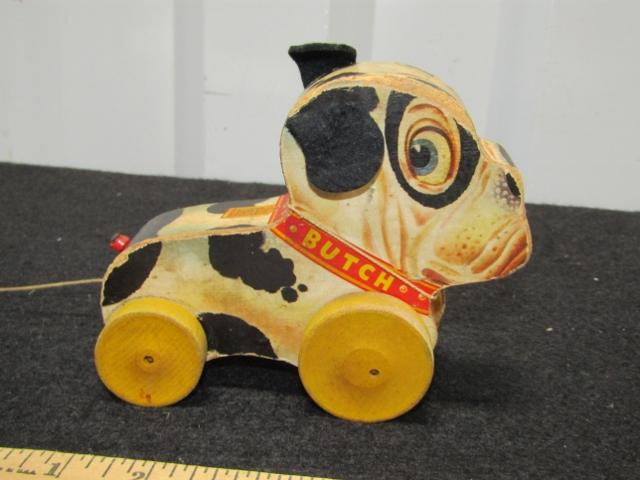 Vtg Fisher Price " Butch " Pull Toy