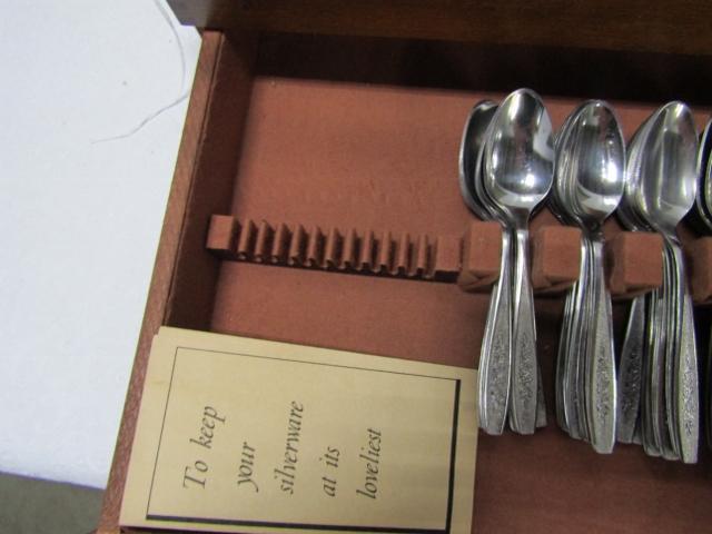 1847 Silver Plated Rogers " Flair " Pattern And Simeon L. And George H. Rogers