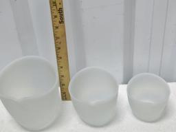 Pampered Chef Set Of 3 Nesting Silicone Prep Bowls