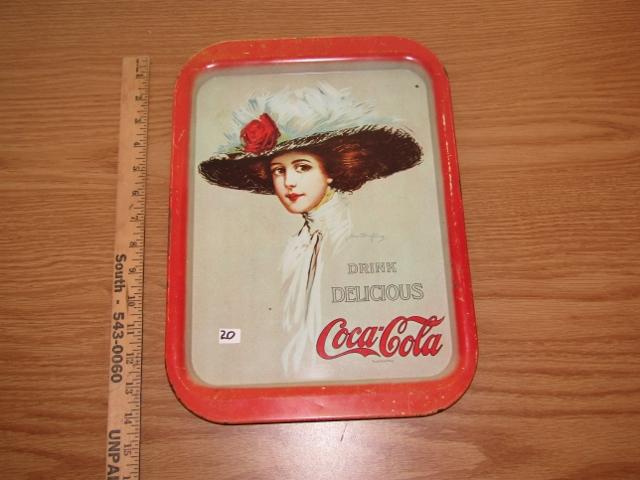 Vtg 1971 Repro Of A 1909 Hamilton King Coca Cola Tray