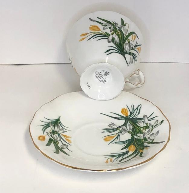 Five Tea Cups And Matching Saucers