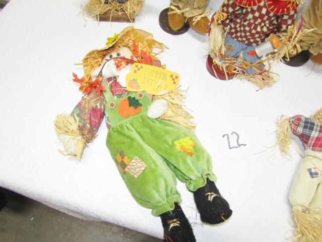 Lot Of 7 Scarecrows