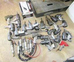 Large Lot Of Steelman Pneumatic Torque And Impact Wrenches