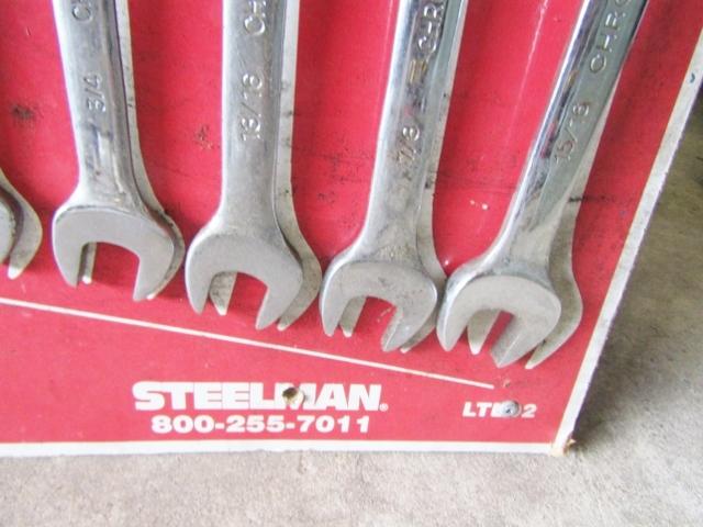 Steelman Wrench Wall Display W/ 28 Wrenches