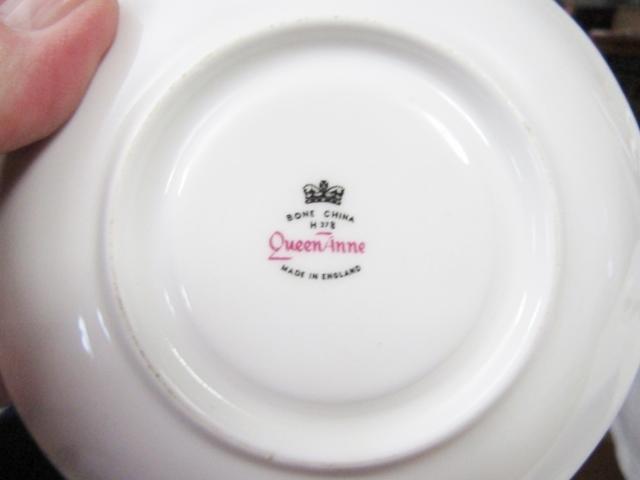 Vtg Queen Anne Bone China Cup And Saucer