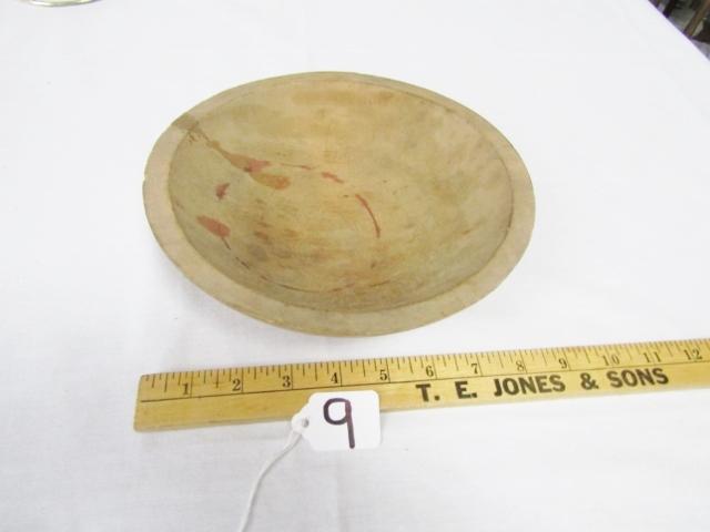 Antique Wooden Dough Bowl