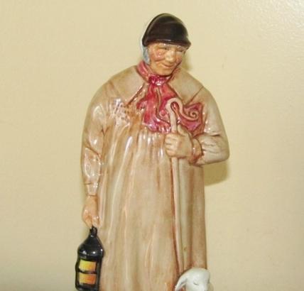 Vtg 1945 Royal Doulton Porcelain Figurine " The Shepherd " No. 1975