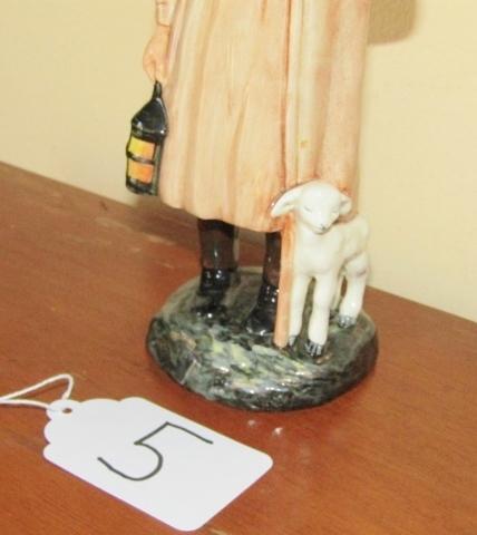 Vtg 1945 Royal Doulton Porcelain Figurine " The Shepherd " No. 1975