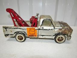 Vtg Tonka Pressed Steel Wrecker Truck