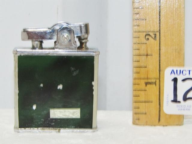 Vtg Gisa De Luxe Lighter W/ Watch Combination