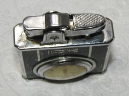 Vtg Gisa De Luxe Lighter W/ Watch Combination